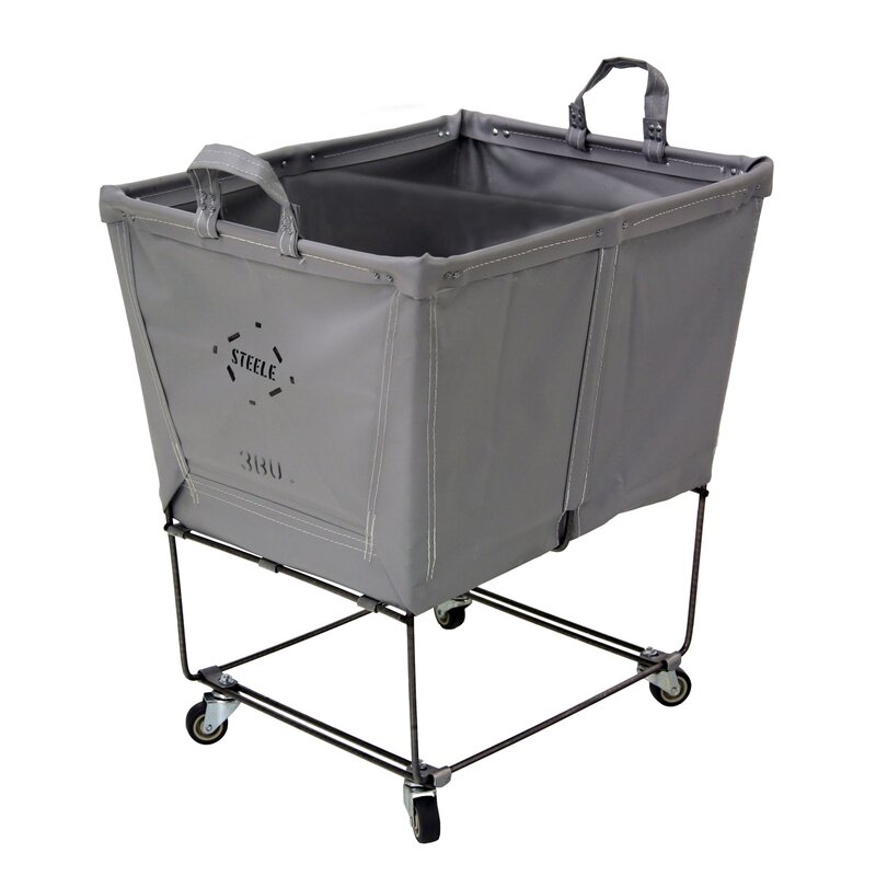 elevated laundry cart